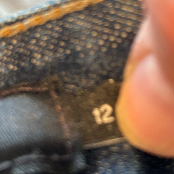 WJ2. Calvin Klein Jeans Lean Boot Cut blue Jeans Sz 12 - Picture 6 of 6